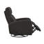 Fauteuil inclinable et pivotant, noir