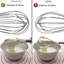 Fouets pour la cuisson, ensemble de 3 fouets en acier inoxydable pour mélanger, fouetter, battre et remuer, ensemble de fouets à ballon en version améliorée, 8 po + 10 po + 12 po