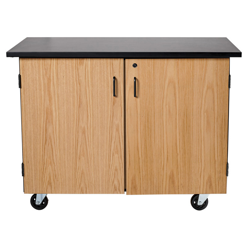 Mobile Science Cart with Microscope Storage