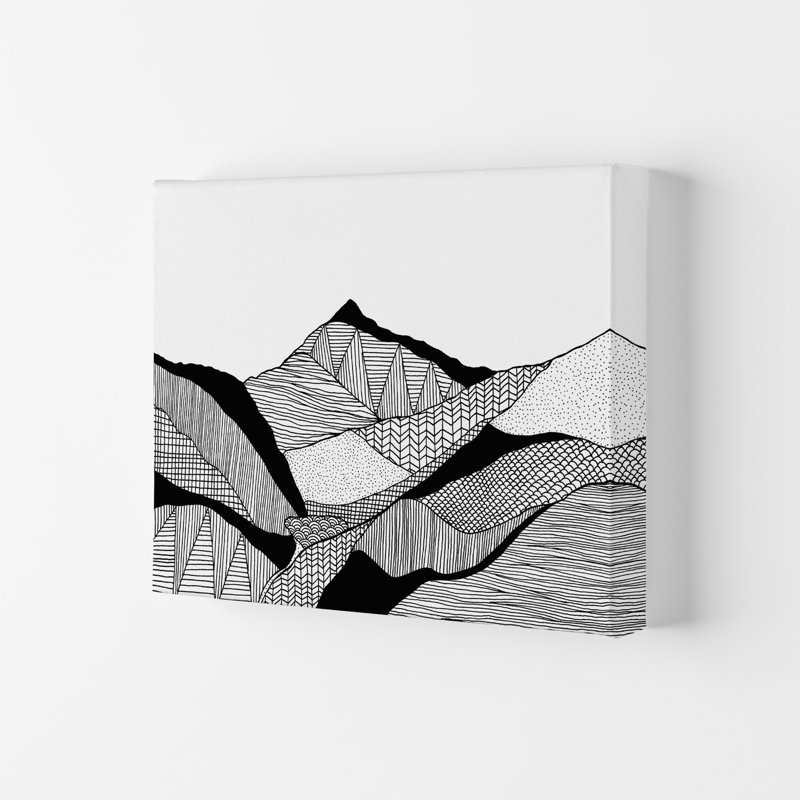 New Snowdon by Carissa Tanton - Wrapped Canvas Print, 21cm H x 29.7cm W x 4cm D