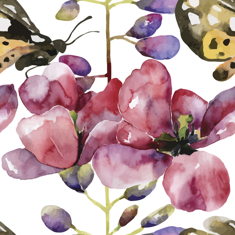 Lilianah Floral par Mika_48, H 12 po x l 12 po