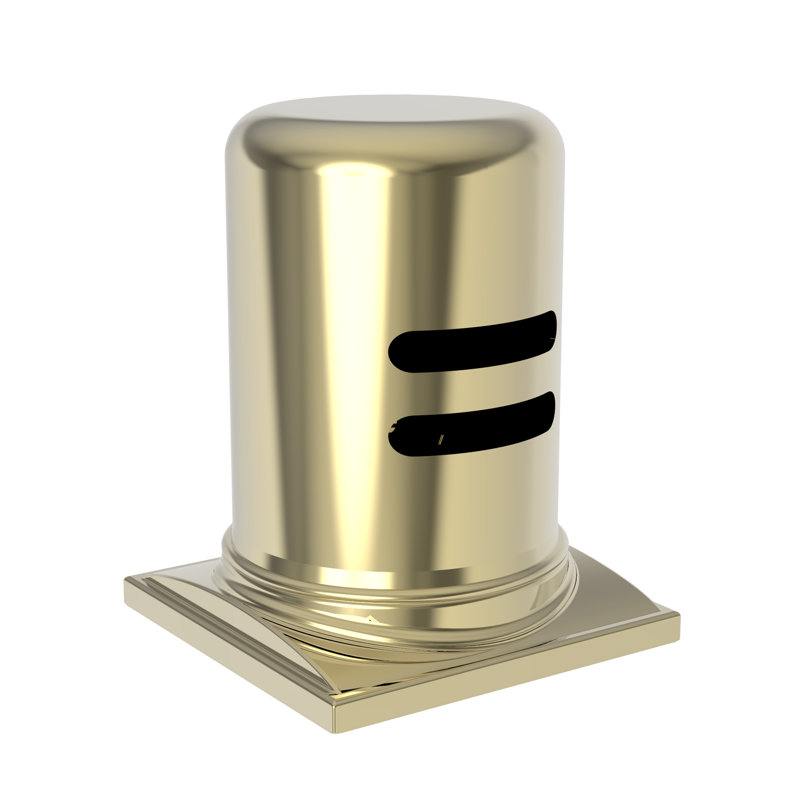 Adams Air Gap Cap and Escutcheon, French Gold (PVD)