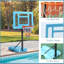 Support de basketball pour piscine-114611781