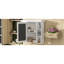 Armoire à pharmacie murale blanche de 35,51 po x 7,34 po et 28,22 po, grand rangement, charnières, tableau, tablettes réglables, fonction de fermeture en douceur, poignée en métal argenté, style luxueux, idéale pour le miroir de salle de bain