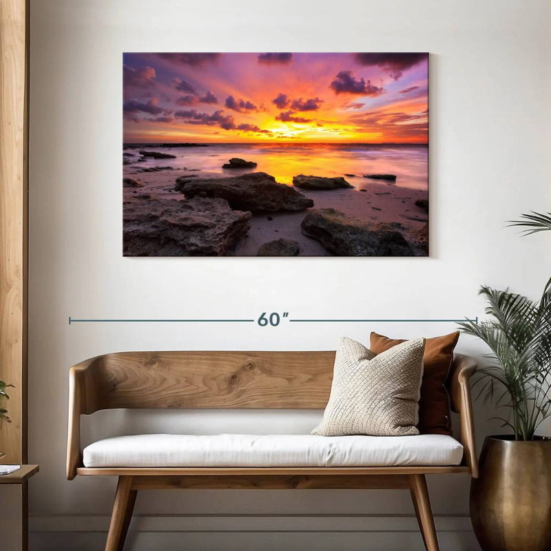 Gillard Breathtaking Gillard Sunset, 30" H x 45" W