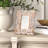 Khloe Whitewashed Brown Wood Embossed Picture Frame