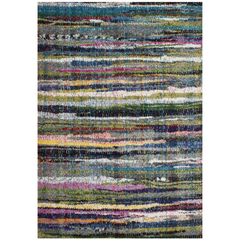 Gleno Performance Abstract Rug, Rectangle 5'1" x 7'6"
