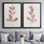 «Red Leaf I», toile encadrée de qualité supérieure - prête à être accrochée-16450516-16450522