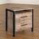 Munich 2-Drawer Nightstand - End Table with Storage Weathered Oak and Matte Black