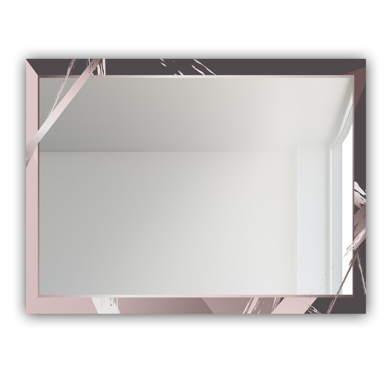 Miroir de salle de bain / coiffeuse glam, H 29,5 po x l 39,4 po