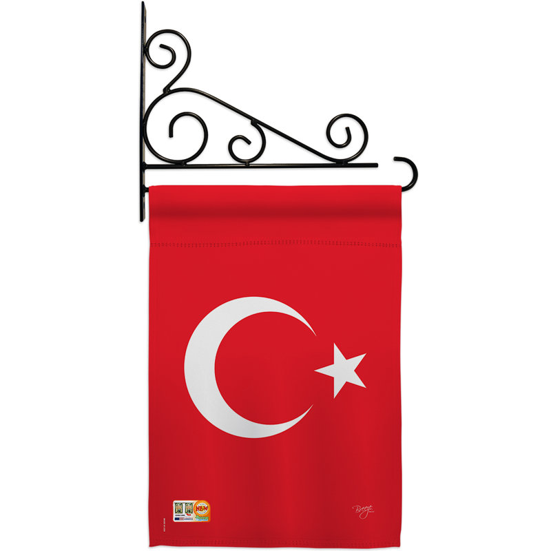2-Sided Polyester 19 x 13 in. Flag Set
