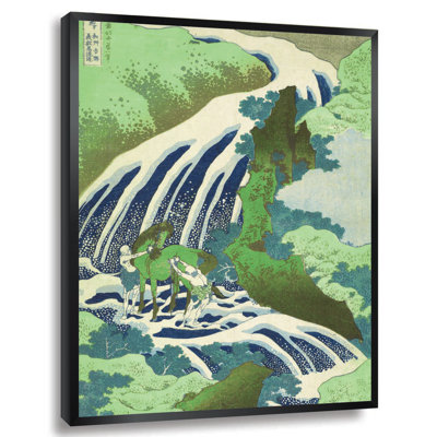 " Japanese Waterfall " by Katsushika Hokusai