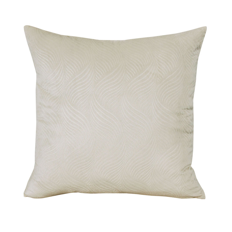 Morissette Damask Square Cushion, Natural