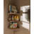 Corner Floating Shelves（3Pcs Wood Corner Shelf Rustic Corner Shelves Wall Corner Shelf For Decor/Storage/Kitchen/Bedroom/Office/Living Room
