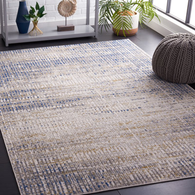 Tapis beige / bleu Palma 356