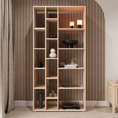 187.3 cm H x 93.3 cm W Bookcase