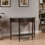 Console 39 po, en forme de demi-lune, avec tiroir et tablette, pour entrée, salon, couloir-1548416778