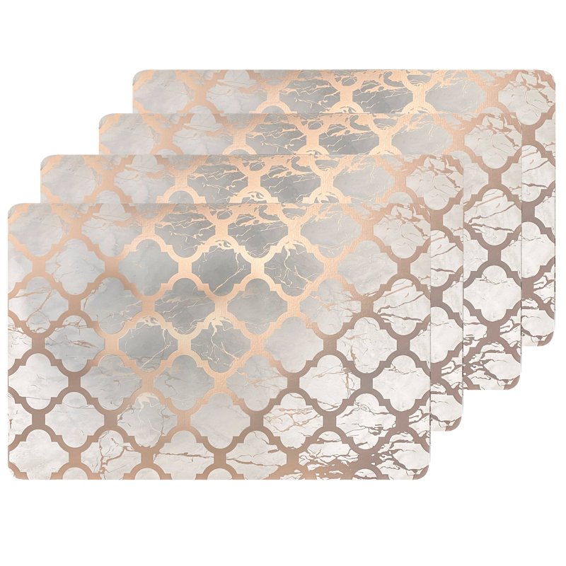 Tapis de table de salle à manger Placemats, Rouge