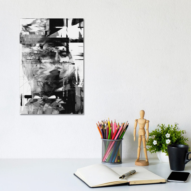 Kurt Cobain by Nicebleed - Print on Canvas, Wrapped Canvas, 20.32 cm H x 30.48 cm W
