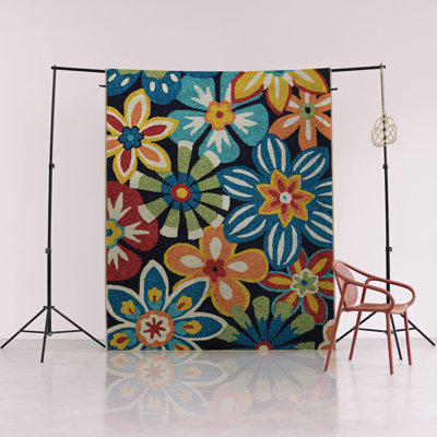 Multicolor Floral Design Flower Pattern Creative Modern Decorative Rug