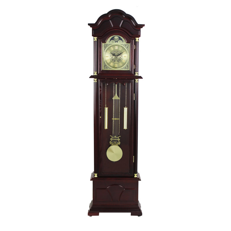 71.25'' H Wood Grandfather Clock