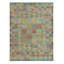Distressed Homage Wool Geometric Area Rug-1829584740