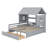 House Platform Beds With Two Drawers, Combination Of 2 Side By Side Beds-1967114144