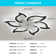 83cm 7 - Blade Dimmable LED Reversable Ceiling Fan With Remote Control And APP