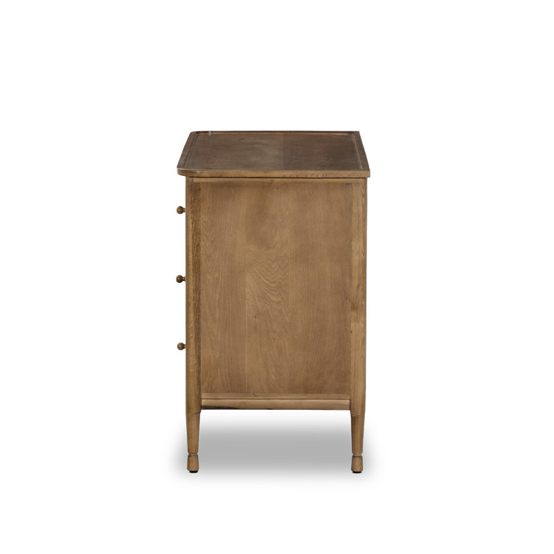 Franny 3 Drawer Chest-Saddle Brown, Saddle Brown