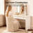 Modern Upholstered Dining Chair with Casters-1636862704-1642499665