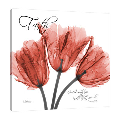 «Tulips Laugh», toile tendue par Albert Koetsier