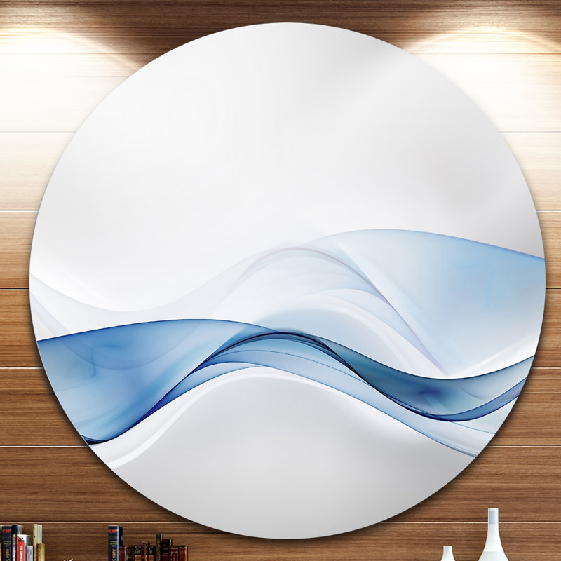 Toile abstraite murale, impression de vague d'eau 3D - Vague d'eau 3D, H 36 po x l 46 po x P 1 po, Toile tendue