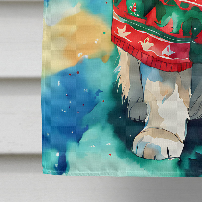 Double Sided Polyester Christmas, 40'' H x 28'' W