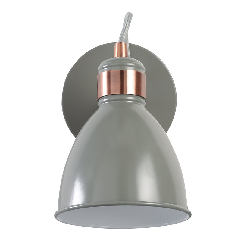 Azalea Spotlight, Grey/Satin Copper