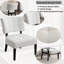 Fauteuil d'appoint capitonné avec sièges surdimensionnés Boucle