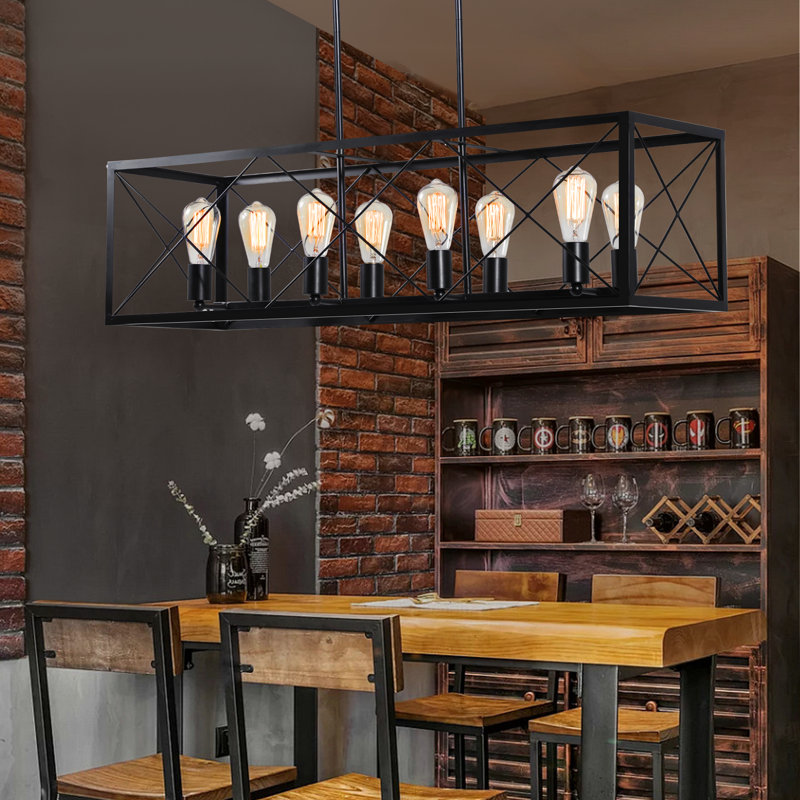 Éclairage pour îlot de cuisine 8 lumières 8 lumières