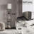 5 Tier Floor Lamp With Shelves, Modern Square Standing Lamp With 3 Color Temperature Bulb Tall Shelf Floor Lamp