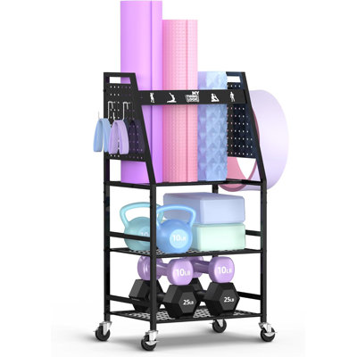 Support de rangement roulant tout-en-un