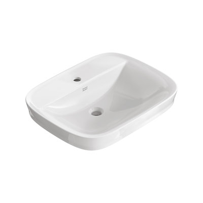 American Standard ASPIRATIONS 18'' Vitreous China Rectangular Vessel Bathroom Sink with Faucet and Overflow -  1642001.020