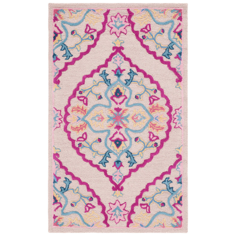 Blokzijl Hand Tufted Wool Oriental Rug, Rectangle 3' x 5'