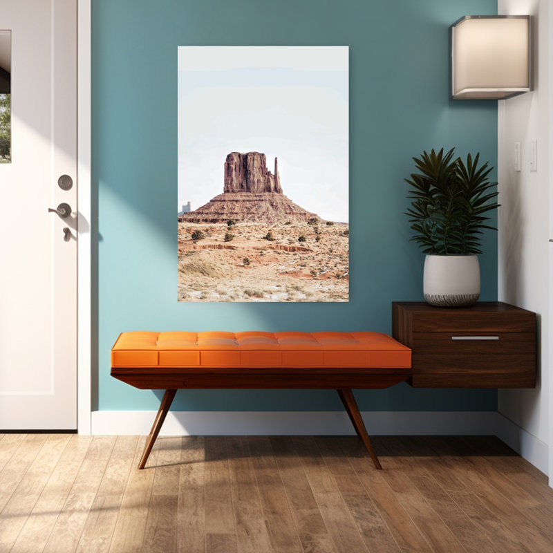 Art mural contemporain Mitten, 48" H x 32" W