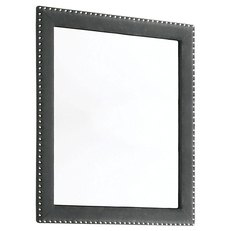 Miroir de commode Milayah, Gris