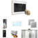 XDream Max Steam Shower Control Package with iSteamX Control and Steamhead in White 