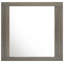 Miroir de commode Litchfield chêne gris