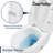 Modern Bathroom Toielts One Piece Toilet  Dual Flush 1.1/1.6 Gpf Fully Skirted Toilets(Soft Close Seat)