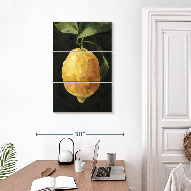 Yarlin Dark Lemon I, 32" H x 20" W