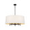Lustre tambour à 5 lumières pour salle à manger