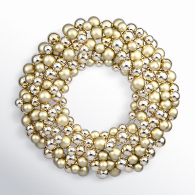 Shiny and Matte Ball Wreath