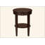 Table de chevet polyvalente en bois avec deux niveaux et un tiroir pour la chambre à coucher ou le salon