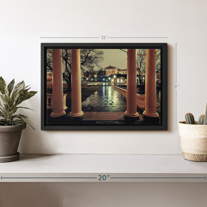 Places "Philadelphia Art Museum Wall Art", H 9 po x l 13 po